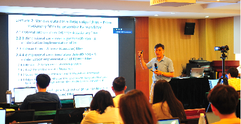 Prof. Shaoqing Zhang gave the Third lecture During 