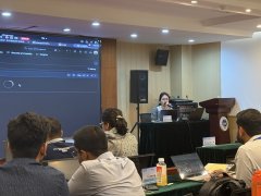 Dr.  Yanfei Xiang gave lectures during the 15th ODC